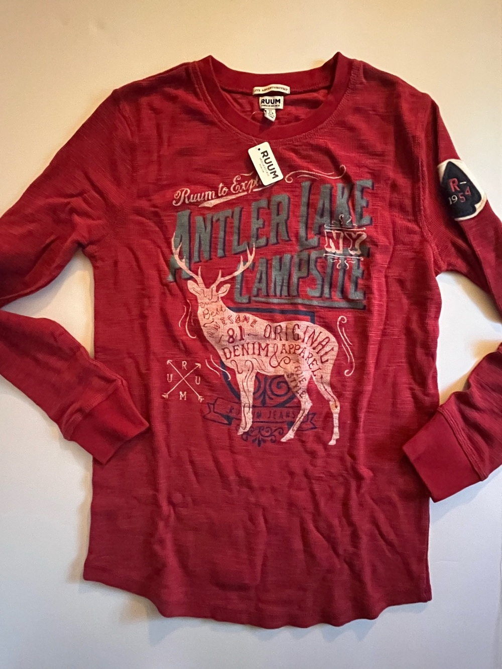 NEW Ruum Thermal LS Shirt - Boys Size XL/14